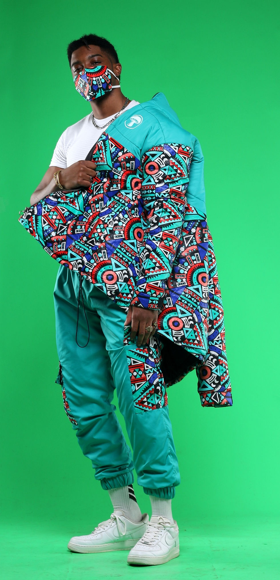 Thumbnail: Men's Teal Full Tracker
