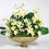 Thumbnail: Dendrobium orchid arrangement.