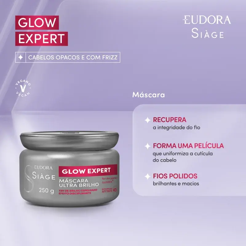 Miniatura: MÁSCARA CAPILAR ULTRA BRILHO SIÀGE GLOW EXPERT 250g