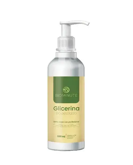 GLICERINA LÍQUIDA BIDESTILADA C/PUMP 500ml