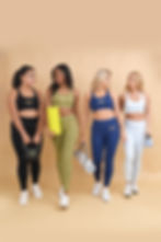 Thumbnail: PUPKA Royal Navy LUXURY Women Sets High Waist Gym Scrunch Legging &Bra
