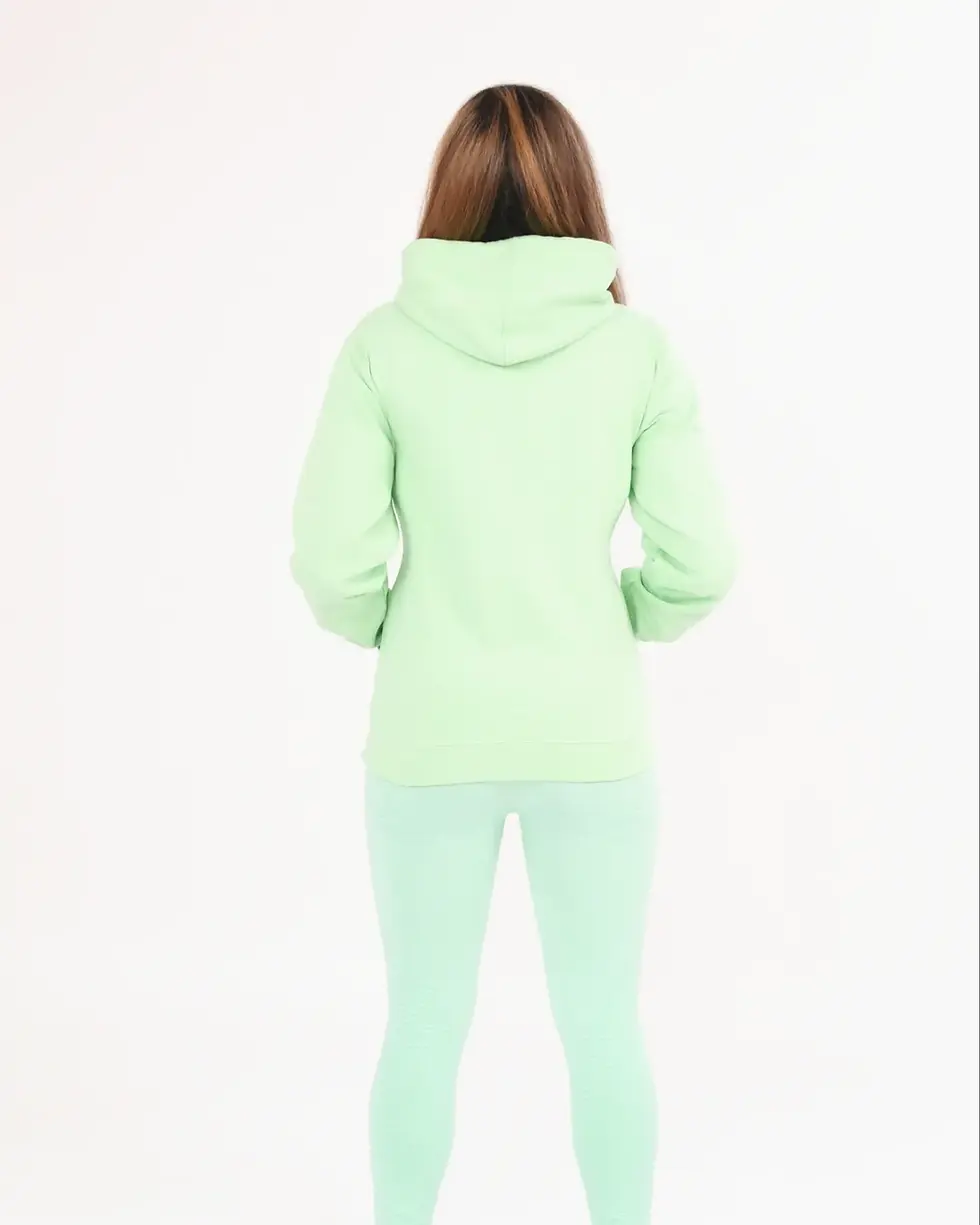 Thumbnail: Mint Seamless Women Set Workout Sportswear 5 pieces with White Logo'm a product