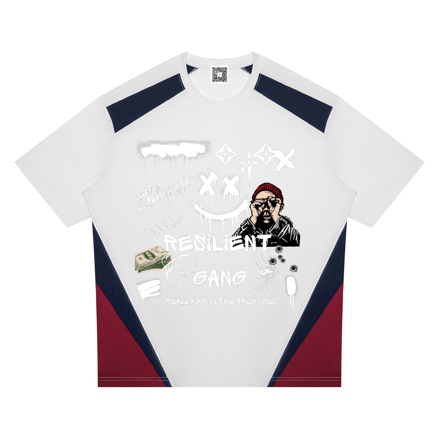 Resilient Gang Unisex Color Block T-Shirt