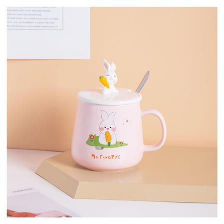 Thumbnail: CERAMIC MUG 400ML KECH RABBIT 4PCS/SET