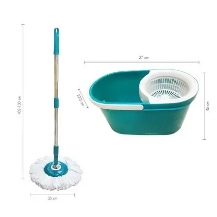 Thumbnail: SPIN BUCKET MOP SET ACCO DS-307 GREEN