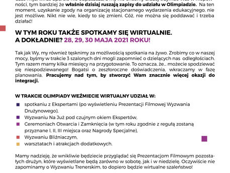 XVI Ogólnopolska Olimpiada Kreatywności