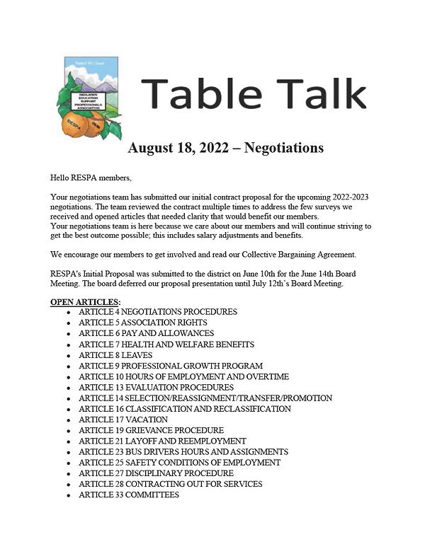 Announcements | Redlands Education Support