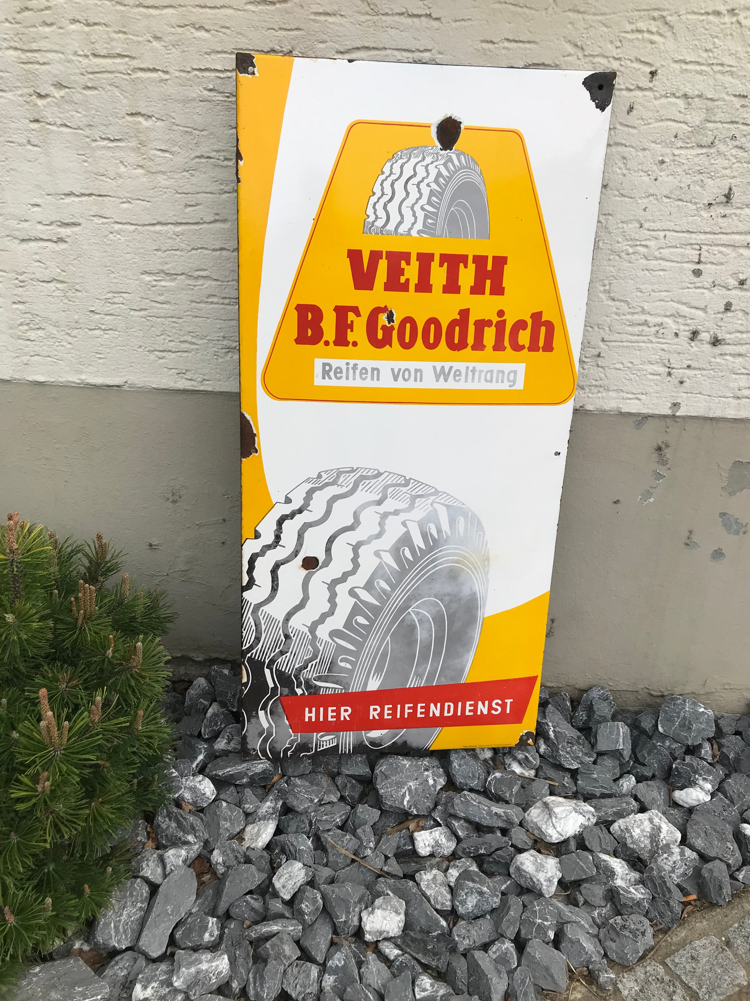 Veith - B.F. Goodrich-Emailschild