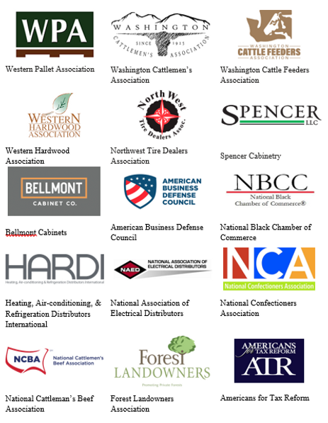 Family owned business logos in the Washington State Coalition