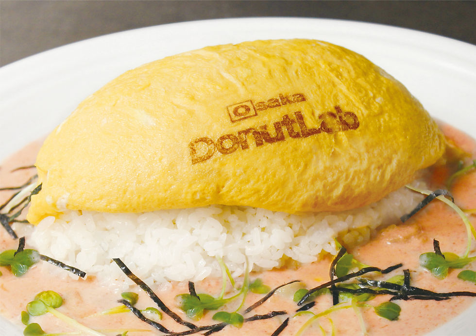 Mentaiko Cream Omu Rice | Osaka DonutLab