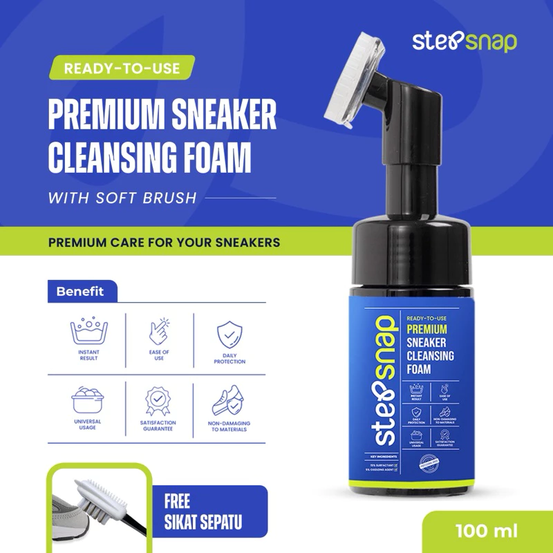 Brand StepSnap Premium Sneaker Cleaner - Maklon Pembersih sepatu sneakers - OEM Oleh INOSS