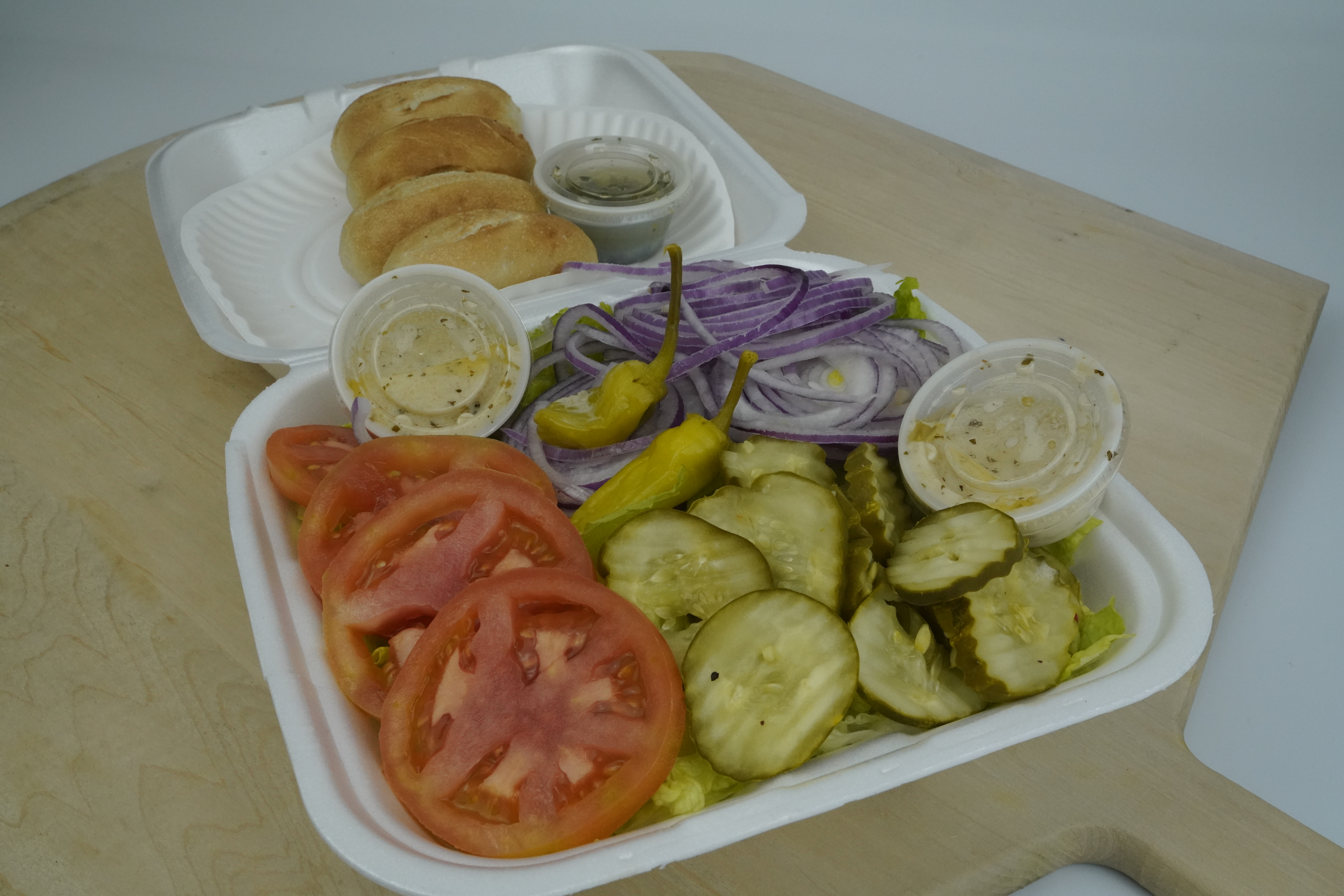 Arranged Food and Objects