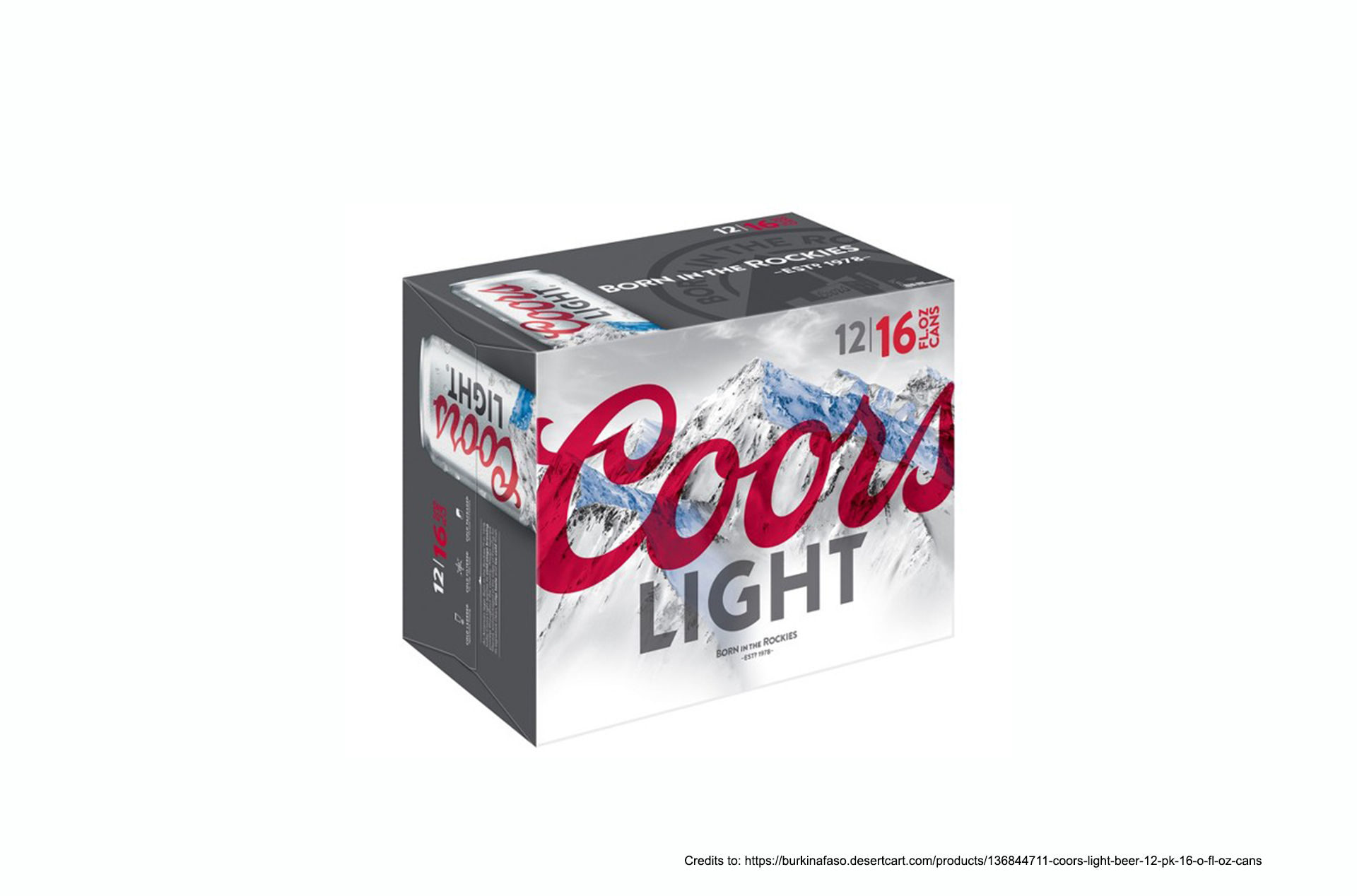 Beer - Coors Light  (12 cans)