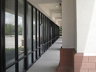 commercial storefront window installation