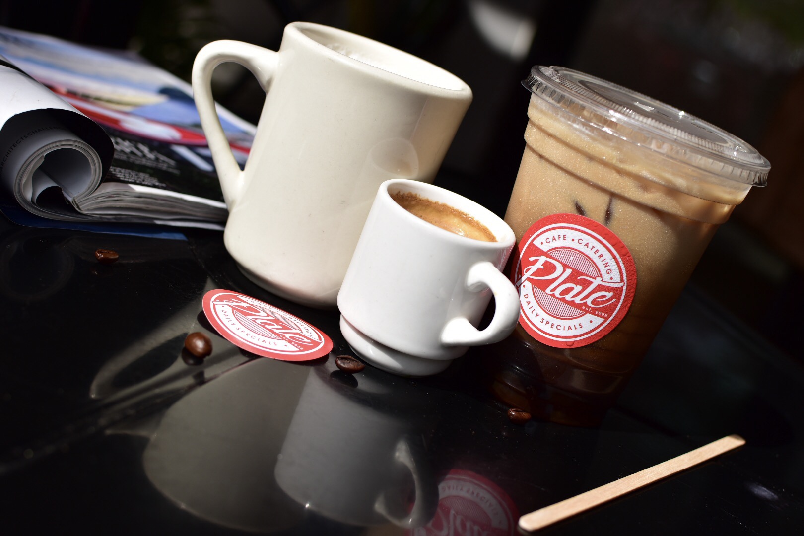 Arranged Food and Objects