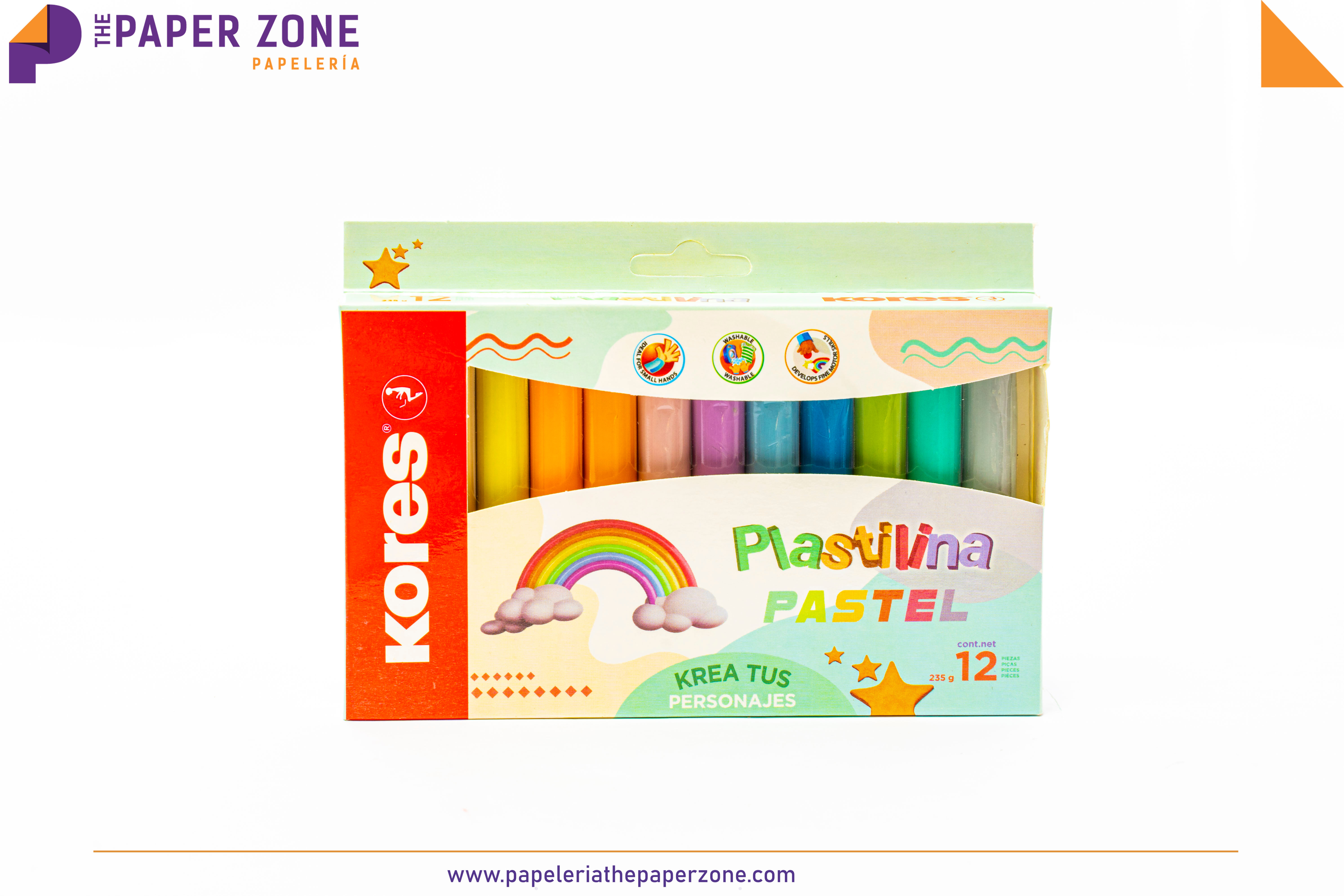 Plastilina Jumbo Pastel X 12