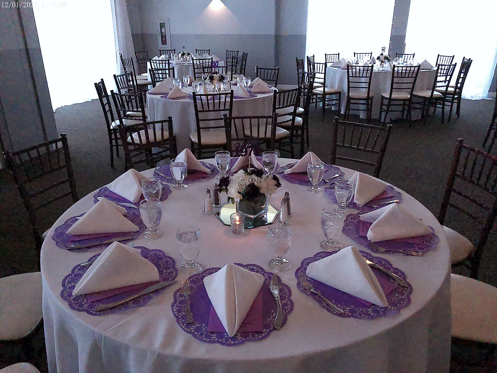 Reunion Table Setting