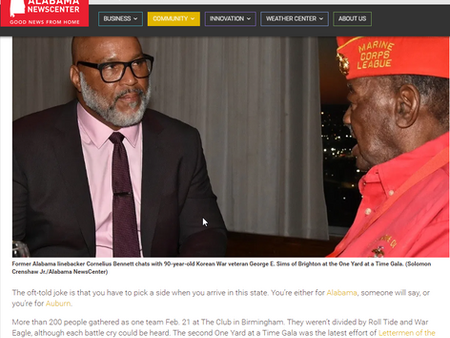 2020 One Yard at a Time Gala Unites Rivals in the Name of Veterans