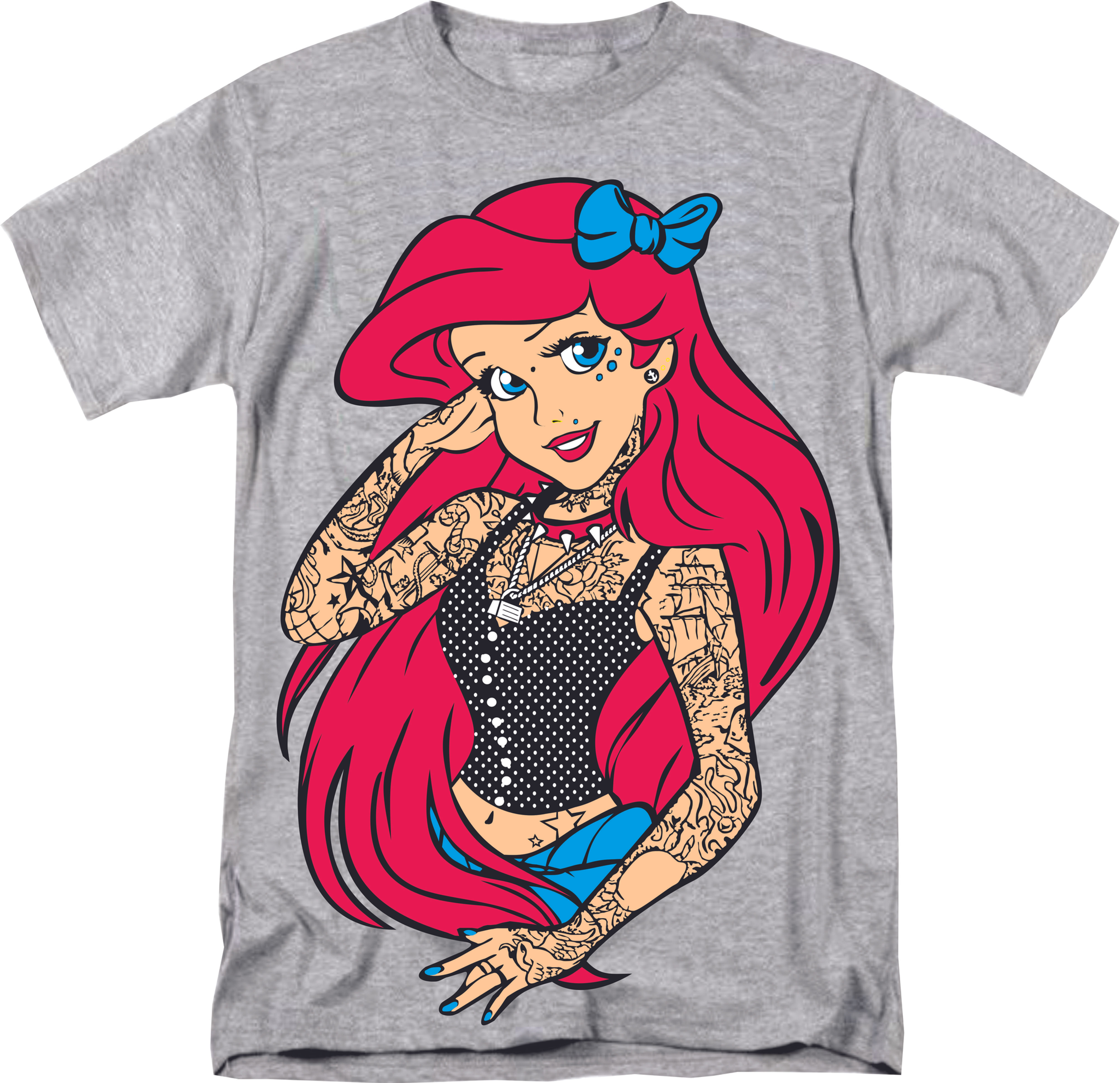 T-shirt design: Tattooed Ariel