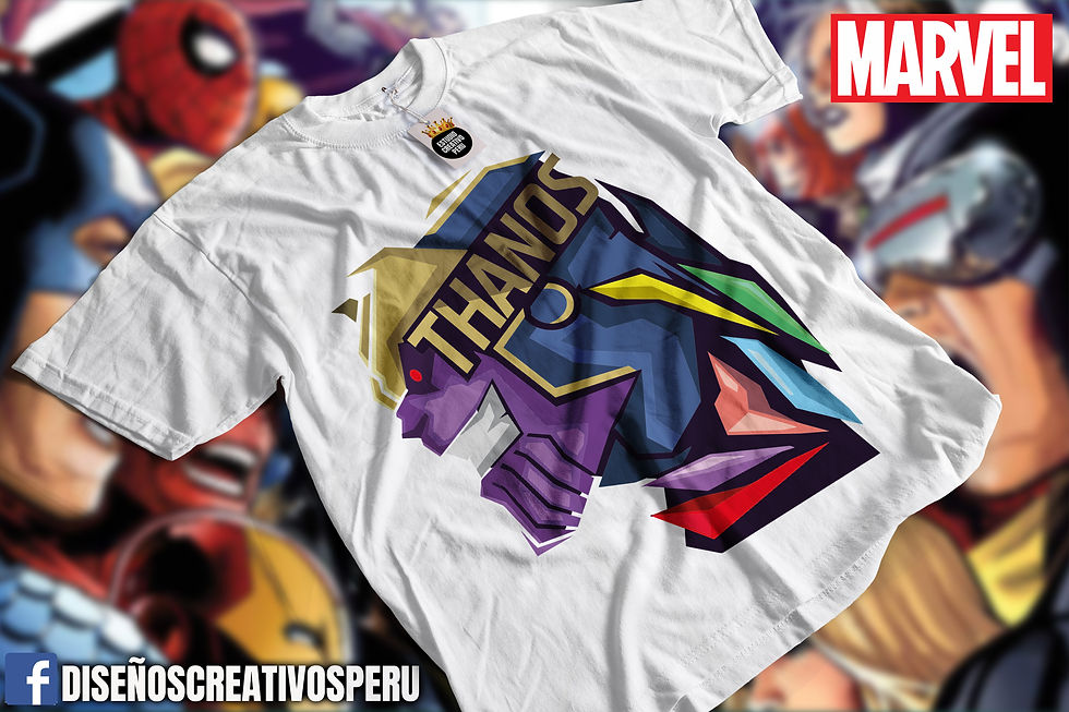 Thanos T-Shirt design: Marvel superhero