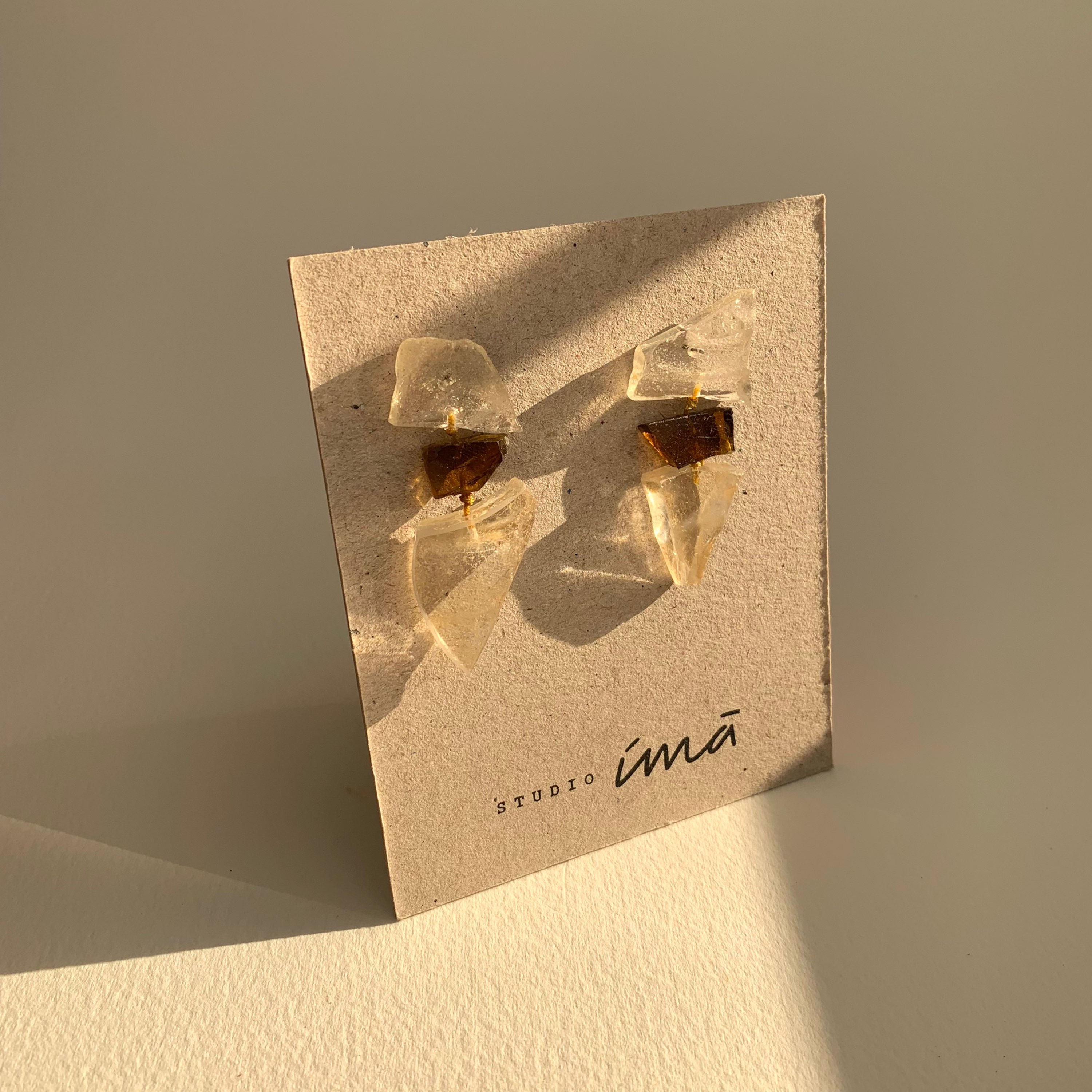 Brinco Vidro Único #09