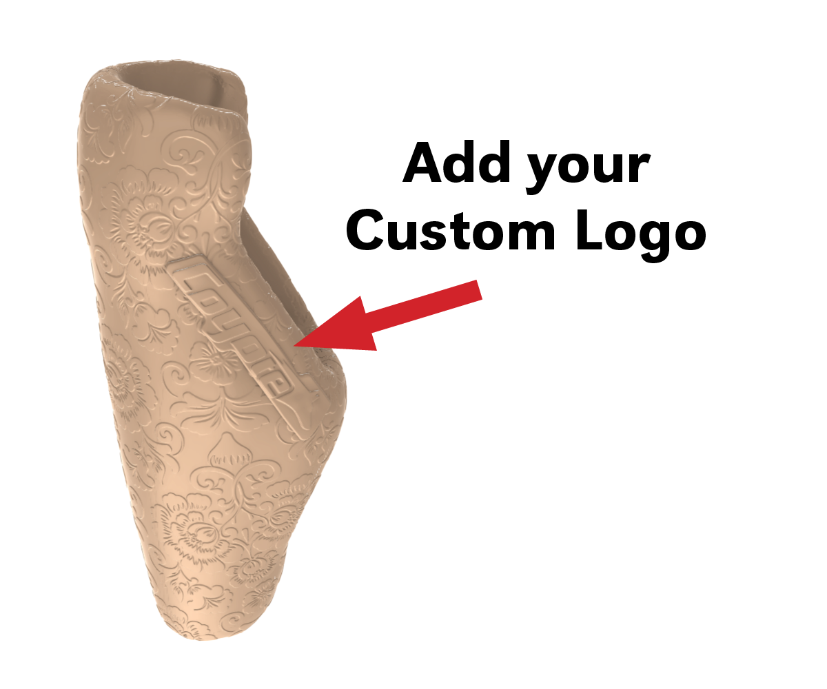 Knee Cover | Floral | Custom Logo | C-Leg 4