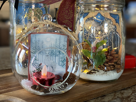 Yule spell jars