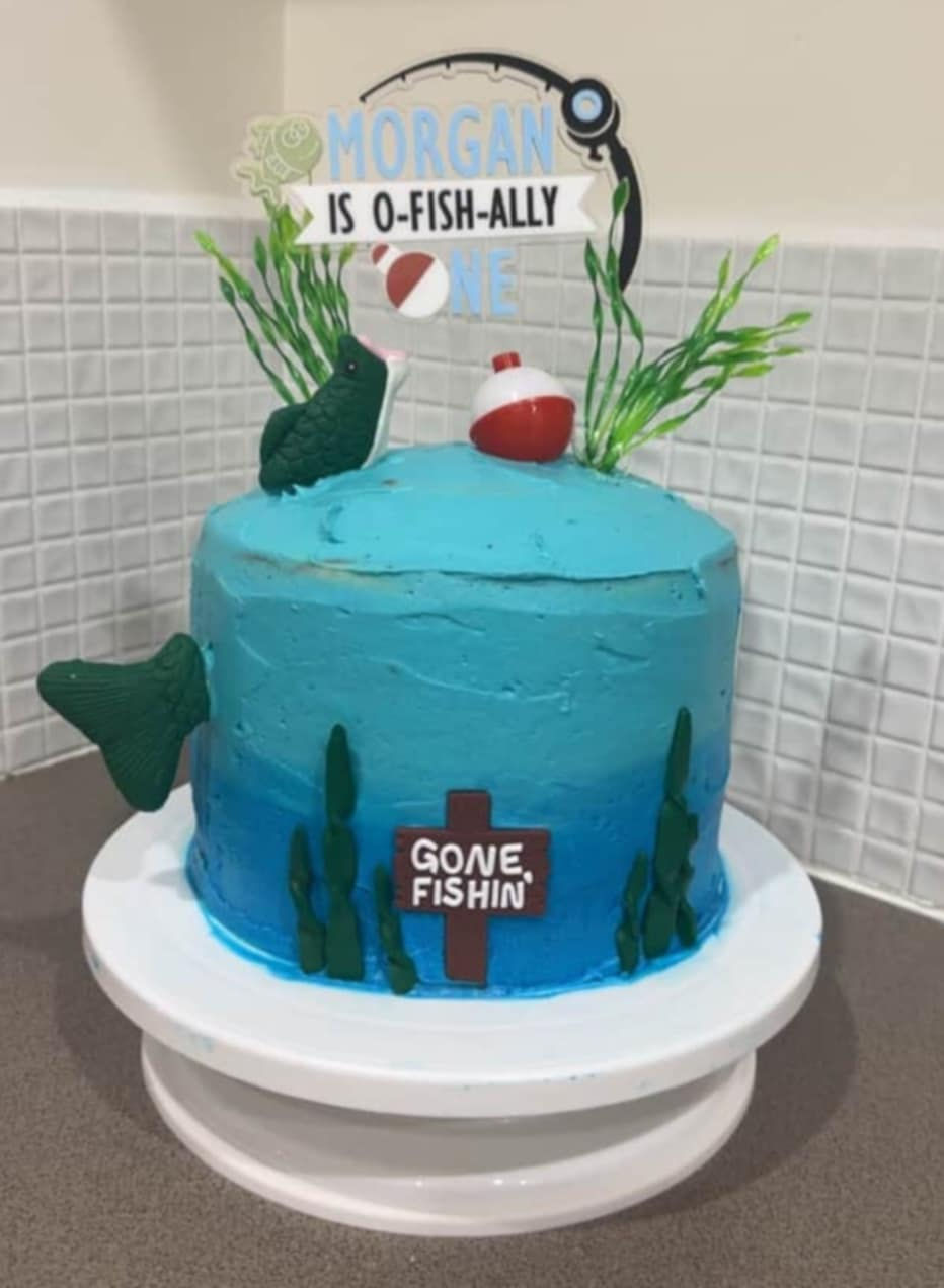 Thumbnail: O - Fish - Ally One Cake Topper