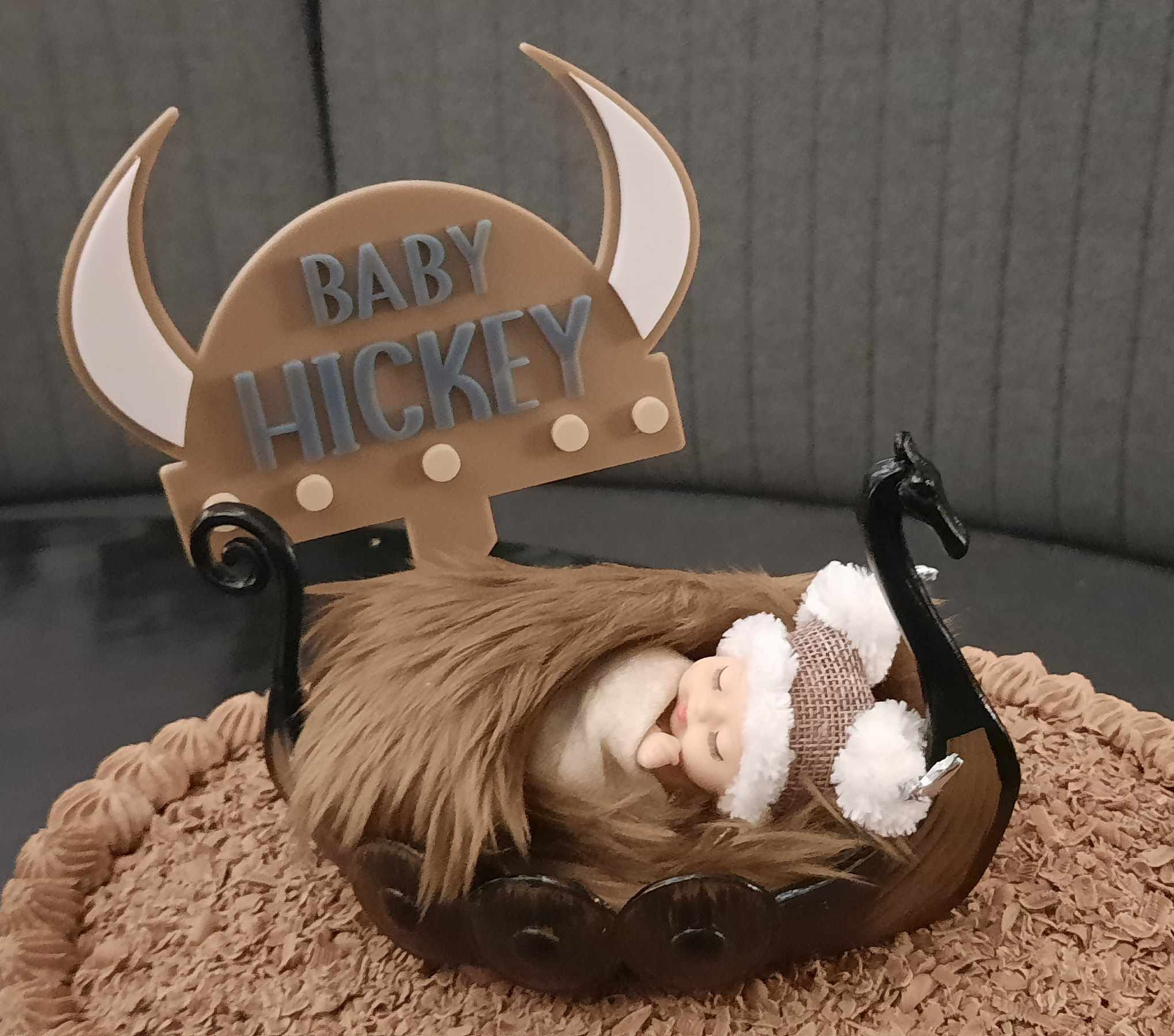 themed acrylic cake topper 