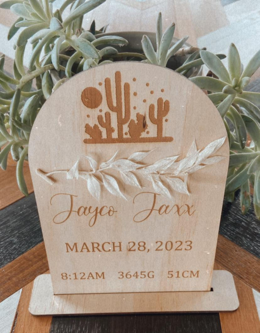 Thumbnail:  birth announcement