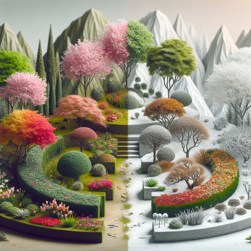 Lush garden