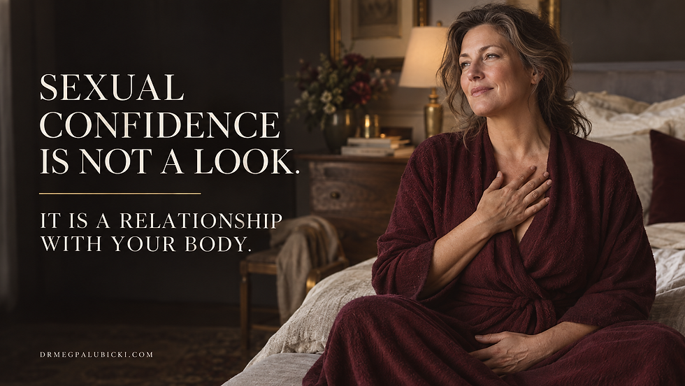 Adult reconnecting with body confidence, pleasure, and sexuality during midlife