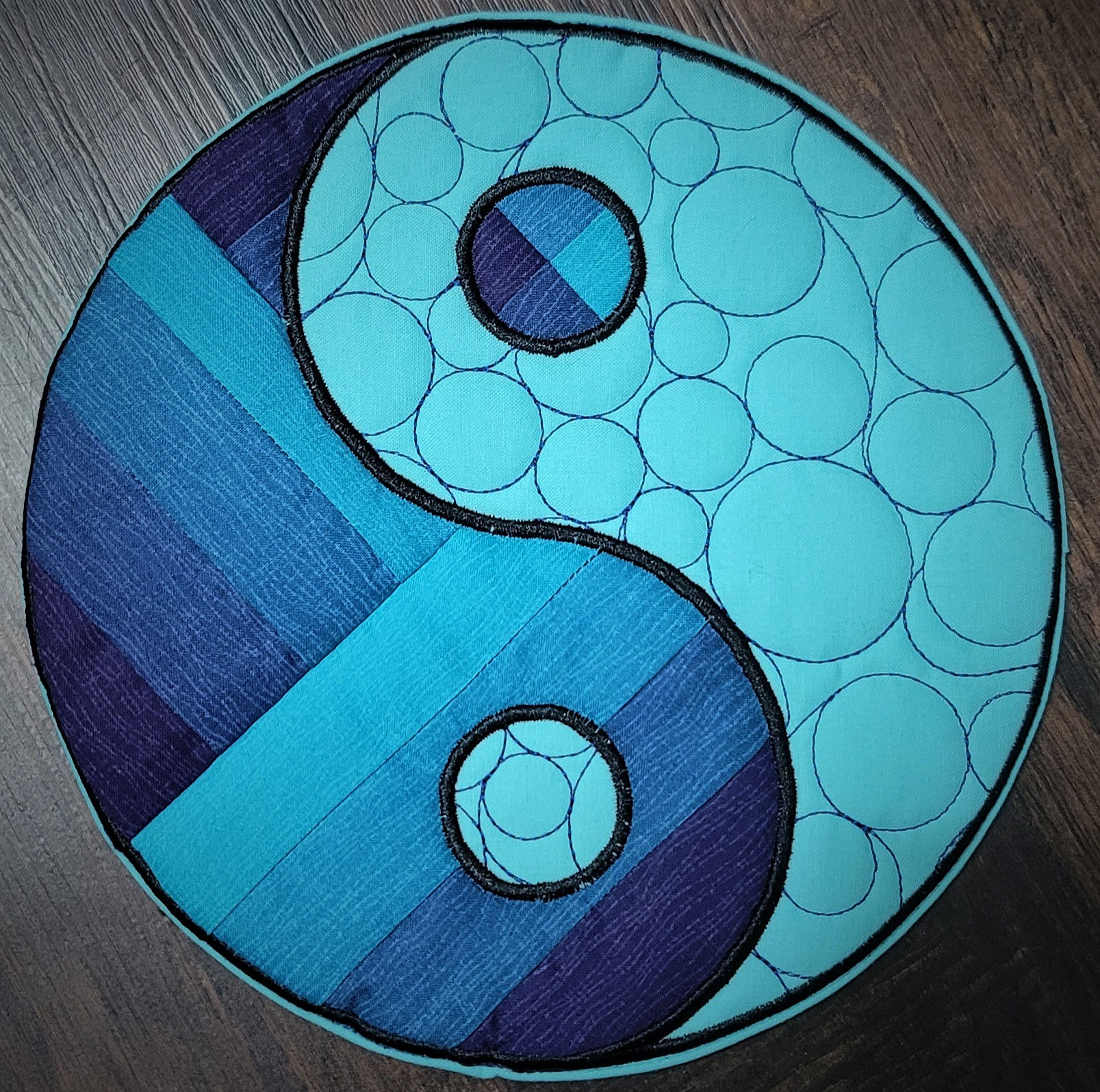 Quilted Yin Yang