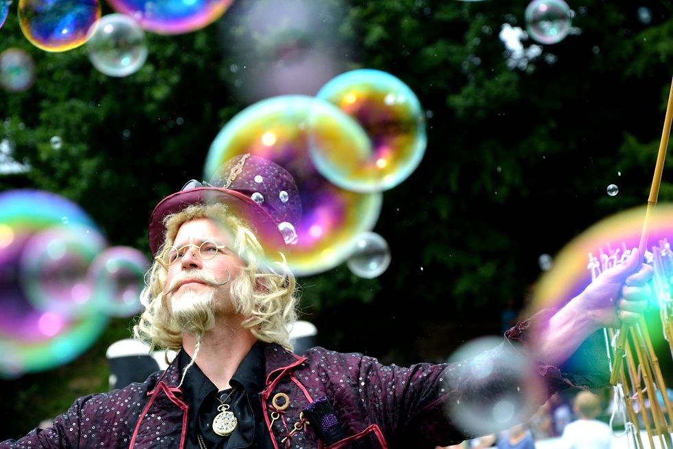 spectacle de bulles - bubble show