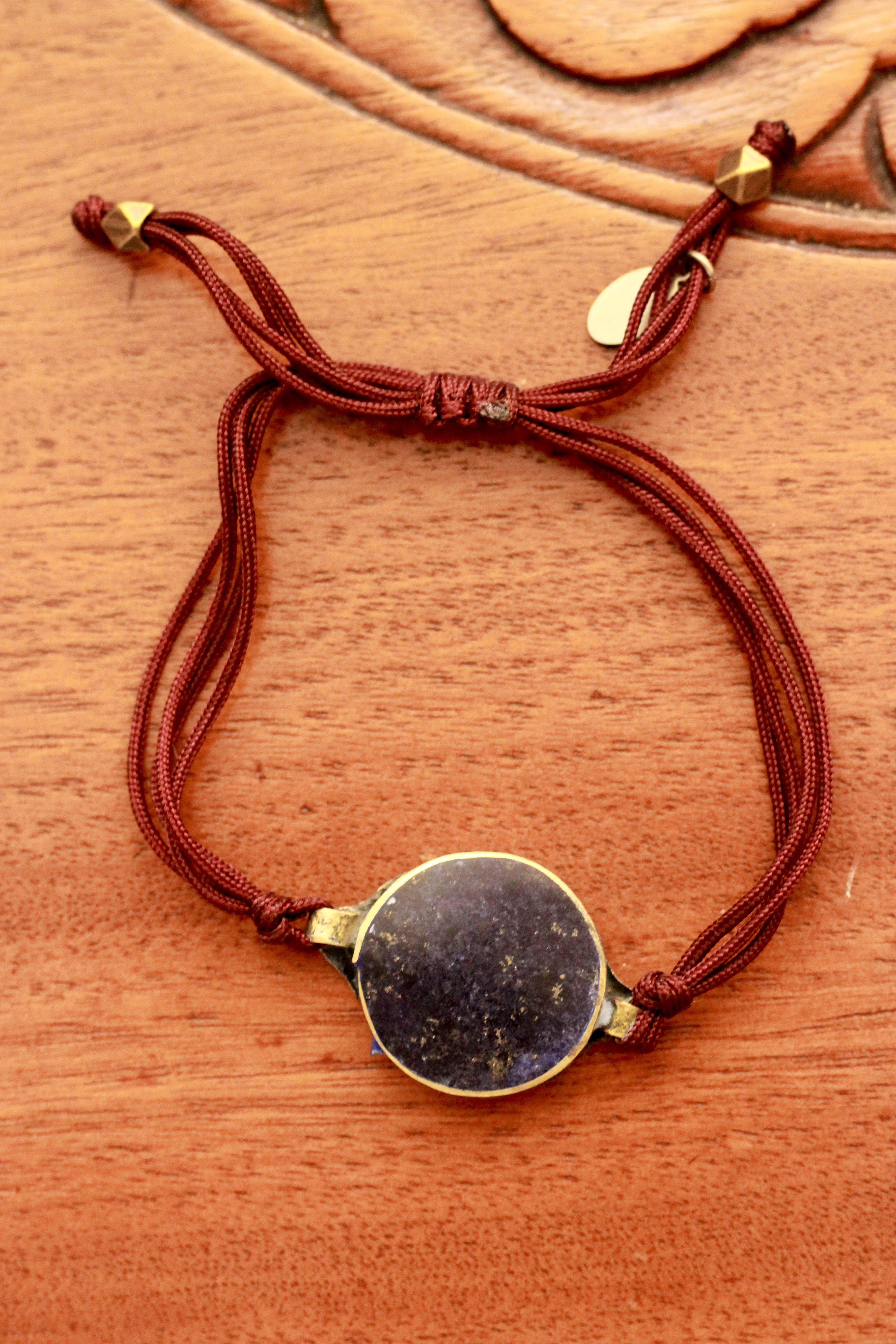 Large Lapis and Silver Bracelet