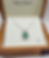 Custom 2 ct Emerald with Diamond Halo Pendant in Platinum