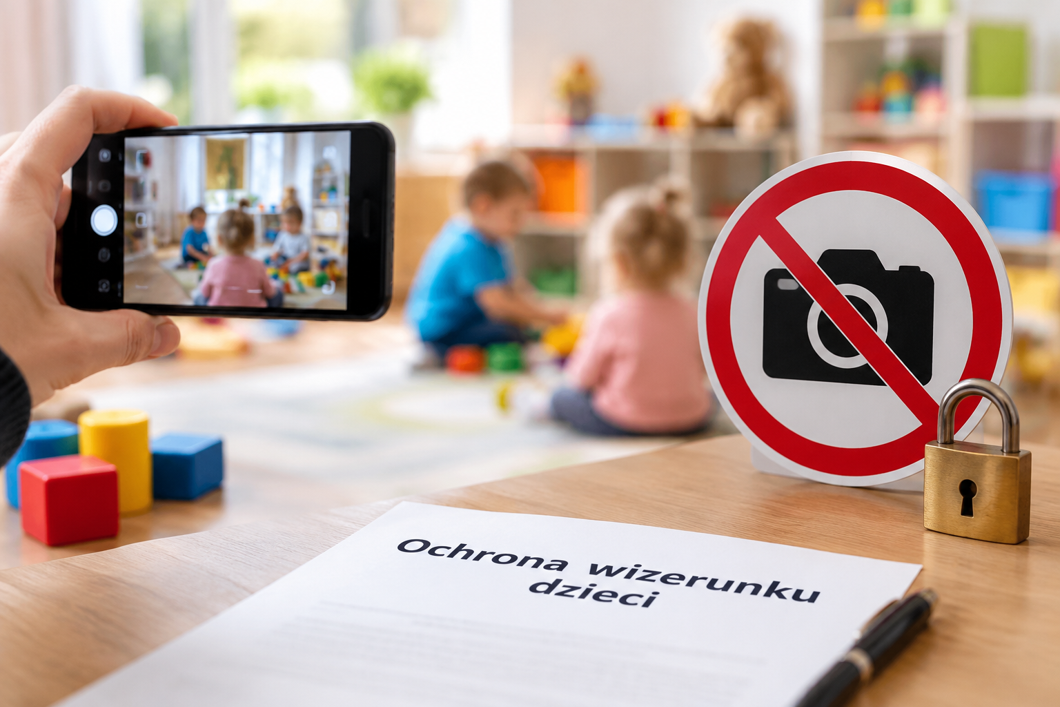 Zakaz publikacji wizerunku dzieci w żłobkach