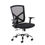 Thumbnail: Mesh back office chair with black fabric seat and chrome base