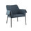 Thumbnail: Liana lounge chair with black metal frame