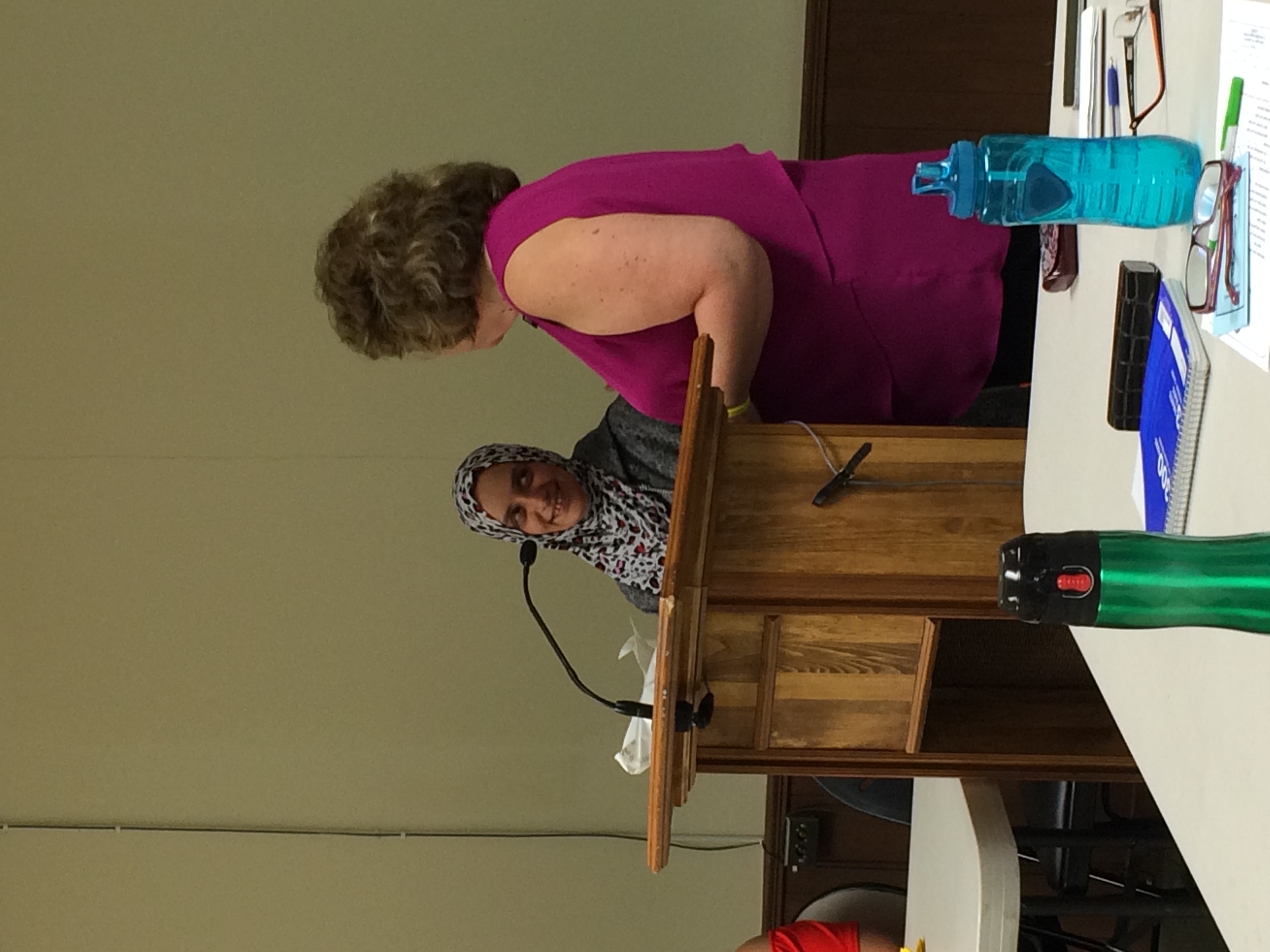 Radia Maree at CWL Meeting