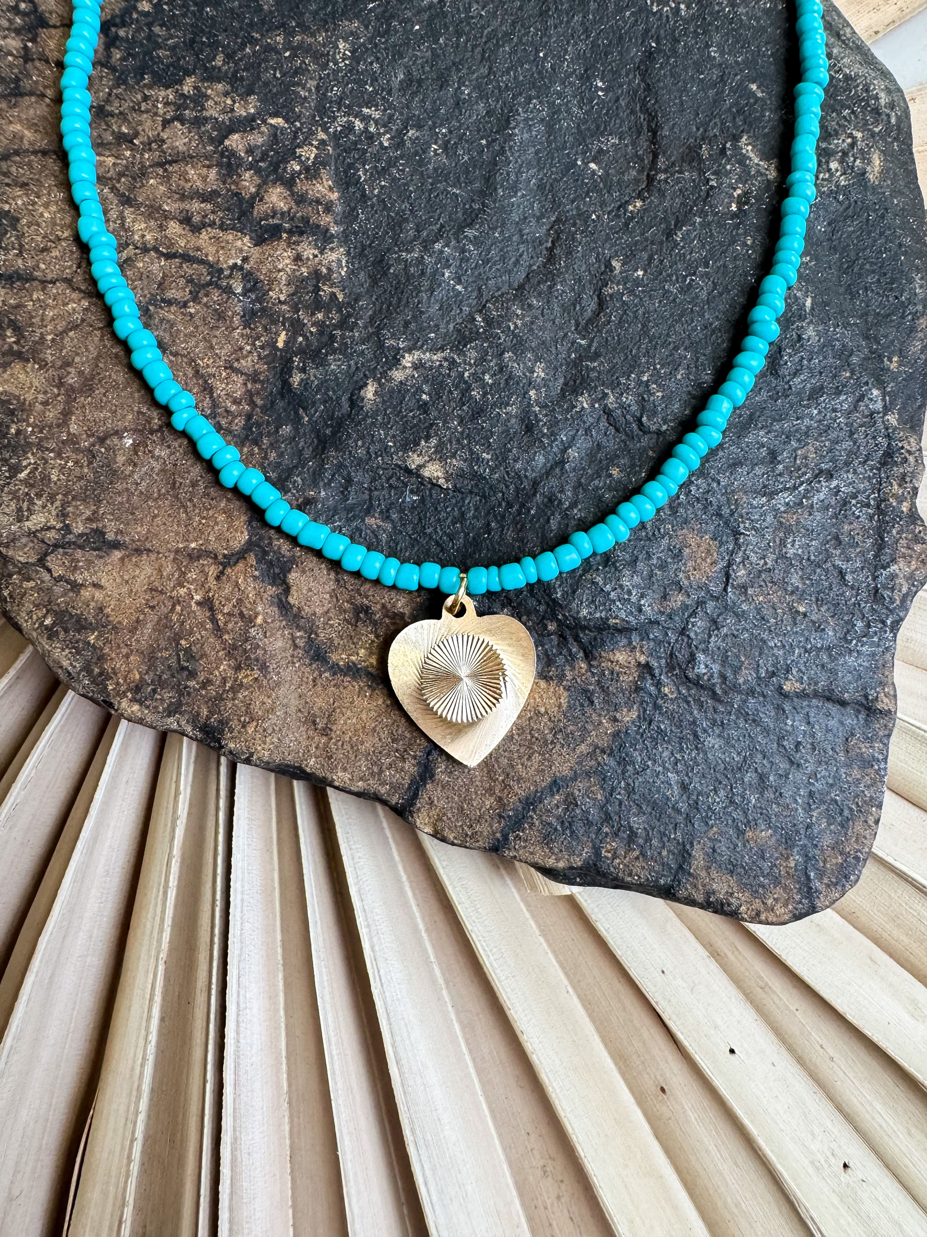 Sun-Kissed Heart Necklace