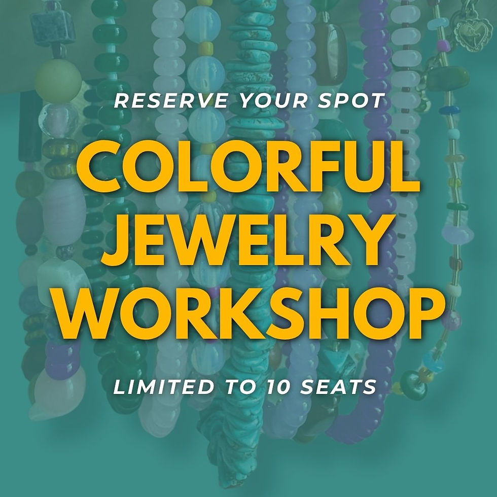 Thumbnail: Colorful Jewelry Workshop | July 30