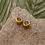 Thumbnail: Gold Mini Graduated Hoop Huggies