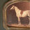 Thumbnail: Arched Framed Horse Print under Glass