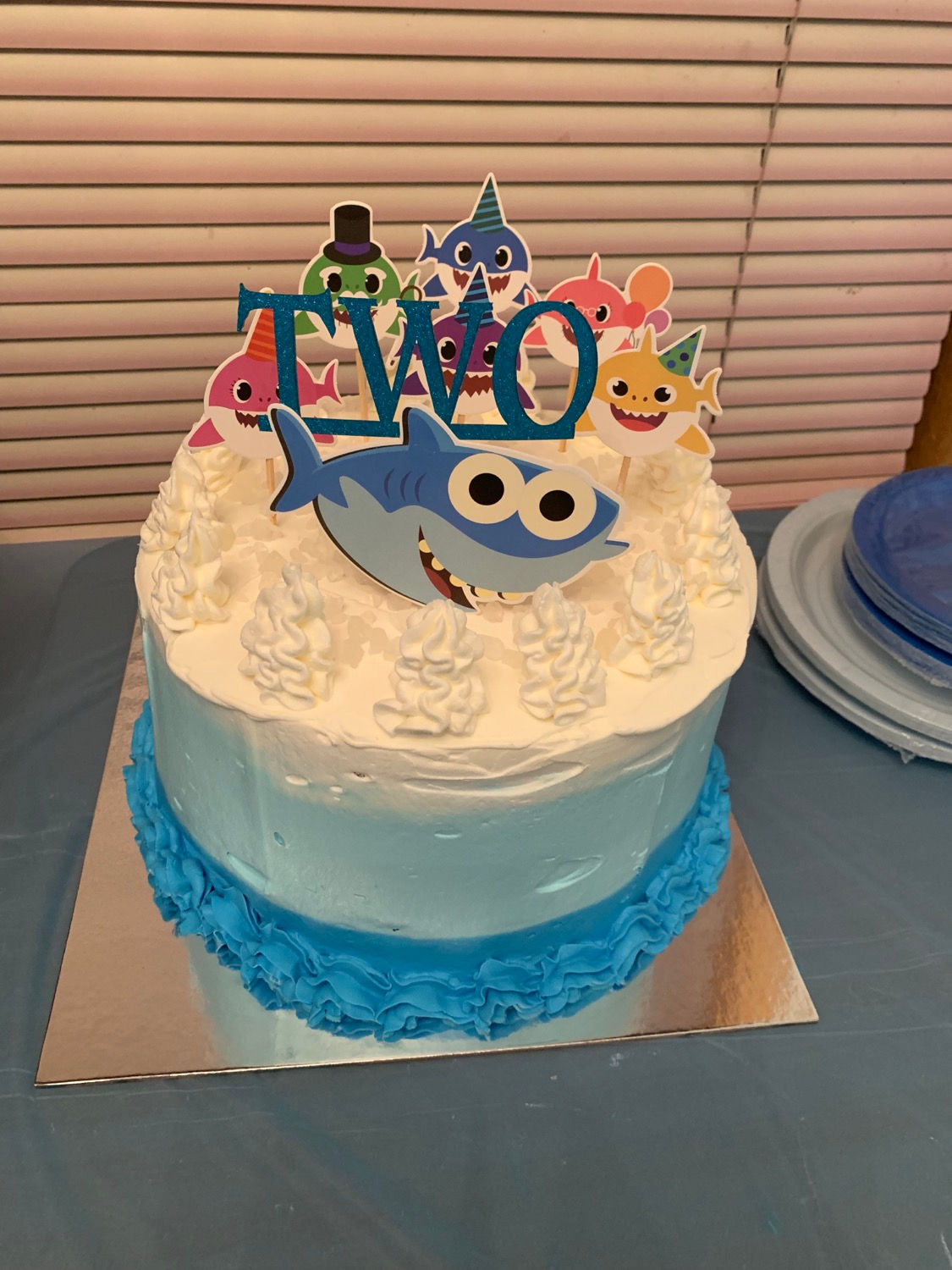 3 layer 8” cake (varying styles, colors, and designs)