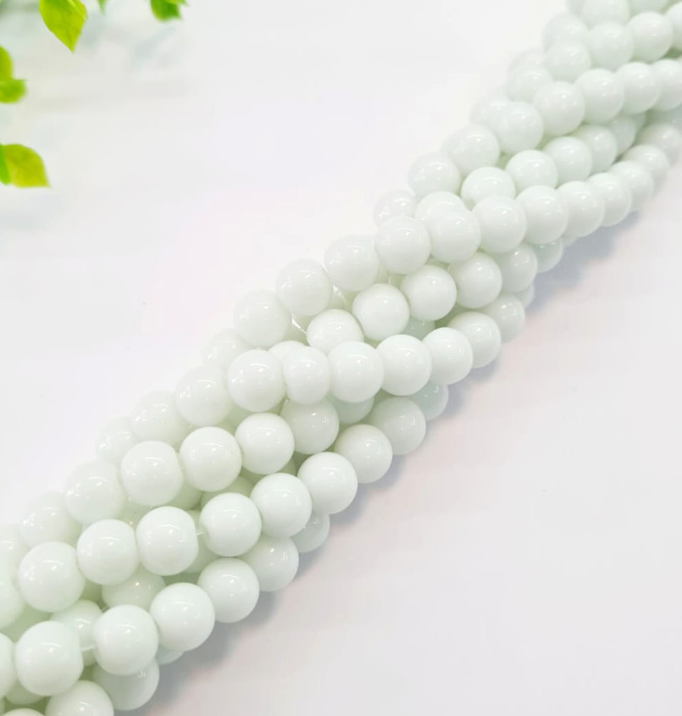 Bola blanca brillosa