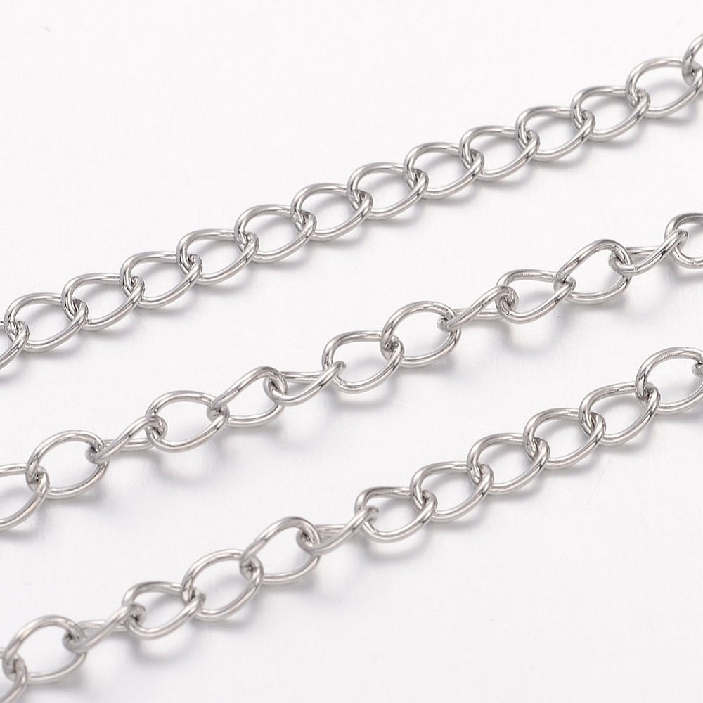 Cadena 22 acero inoxidable plata