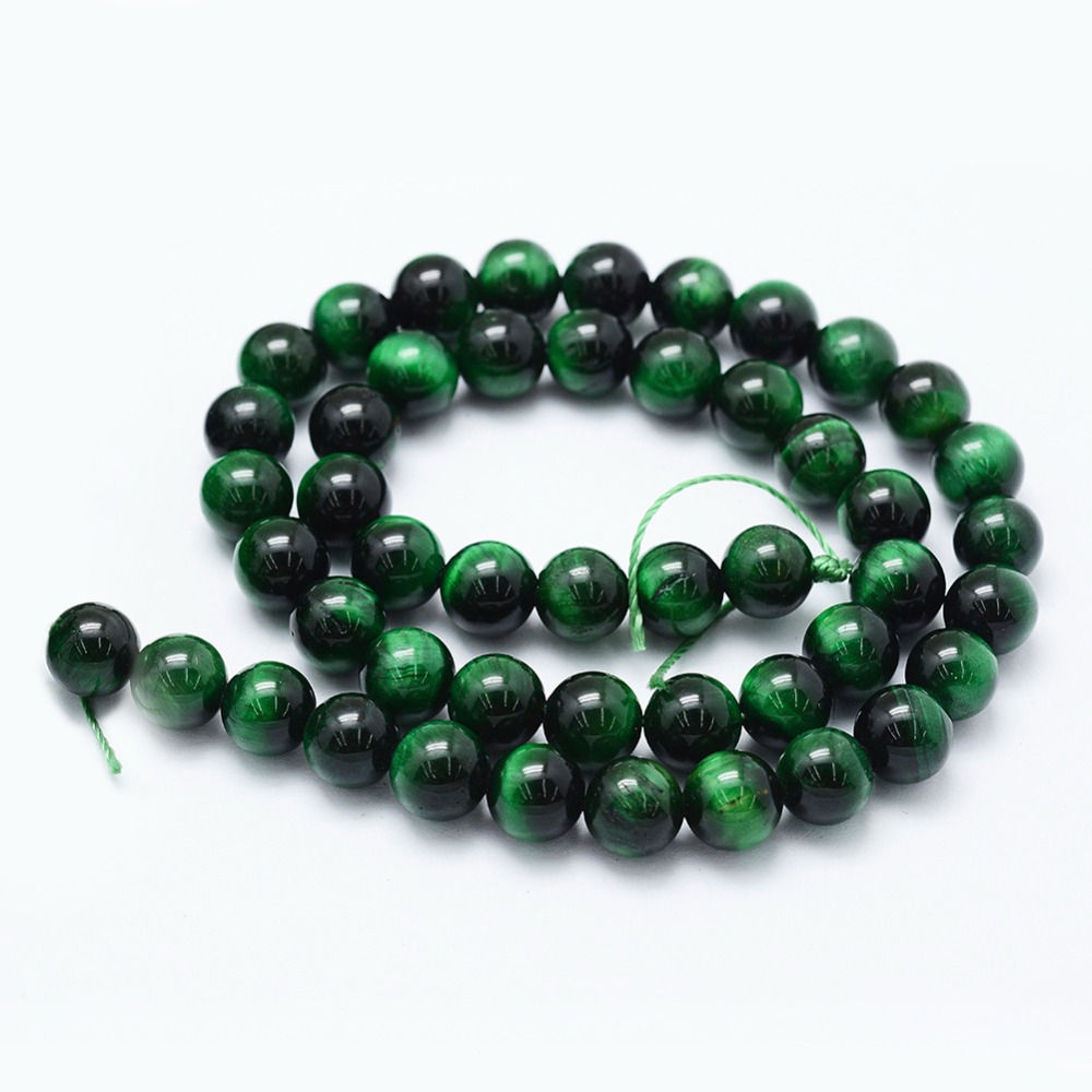 Ojo de tigre verde 8mm