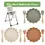 Thumbnail: Children's Tableware Food Plates Waterproof Bowl Plates Solid Color Spoon Fork