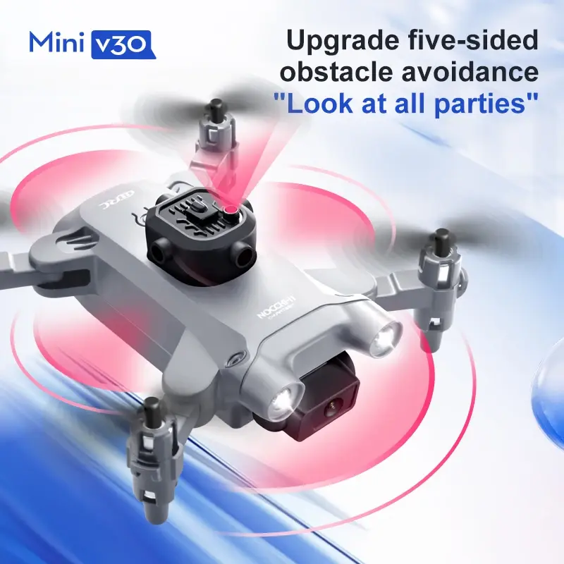 Thumbnail: 4DRC V30 Mini Drone 4K Dual Camera WiFi FPV Obstacle Avoidance RC